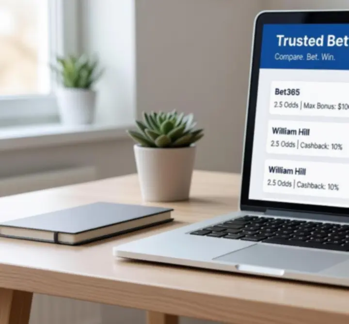 Interface de comparaison d'offres de paris sportifs fiable